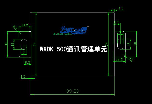 通訊管理機，WXDK-500S，尺寸.PNG
