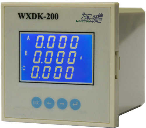 多功能表WXDK-200I3，三相電流表.png